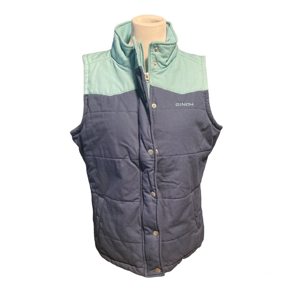 Cinch Western Puffer Vest Women’s XL Plus Size Western Vest GUC